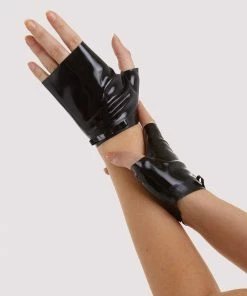 Bettie Page Lingerie Erotic Latex Mittens