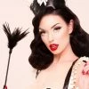 Bettie Page Lingerie Latex Maid Hat