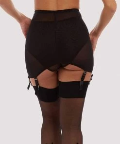 Bettie Page Lingerie Annabelle Diamante Spiderweb Girdle Black Basques & Corsets 12 Bettie Page Lingerie Annabelle Diamante Spiderweb Girdle Black Basques & Corsets