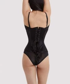 Bettie Page Lingerie Fine Mesh Underbust Corset Basques & Corsets