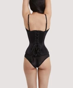 Bettie Page Lingerie Satin Underbust Corset Basques & Corsets 13 Bettie Page Lingerie Satin Underbust Corset Basques & Corsets