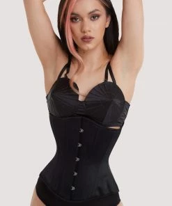 Bettie Page Lingerie Satin Underbust Corset Basques & Corsets 10 Bettie Page Lingerie Satin Underbust Corset Basques & Corsets