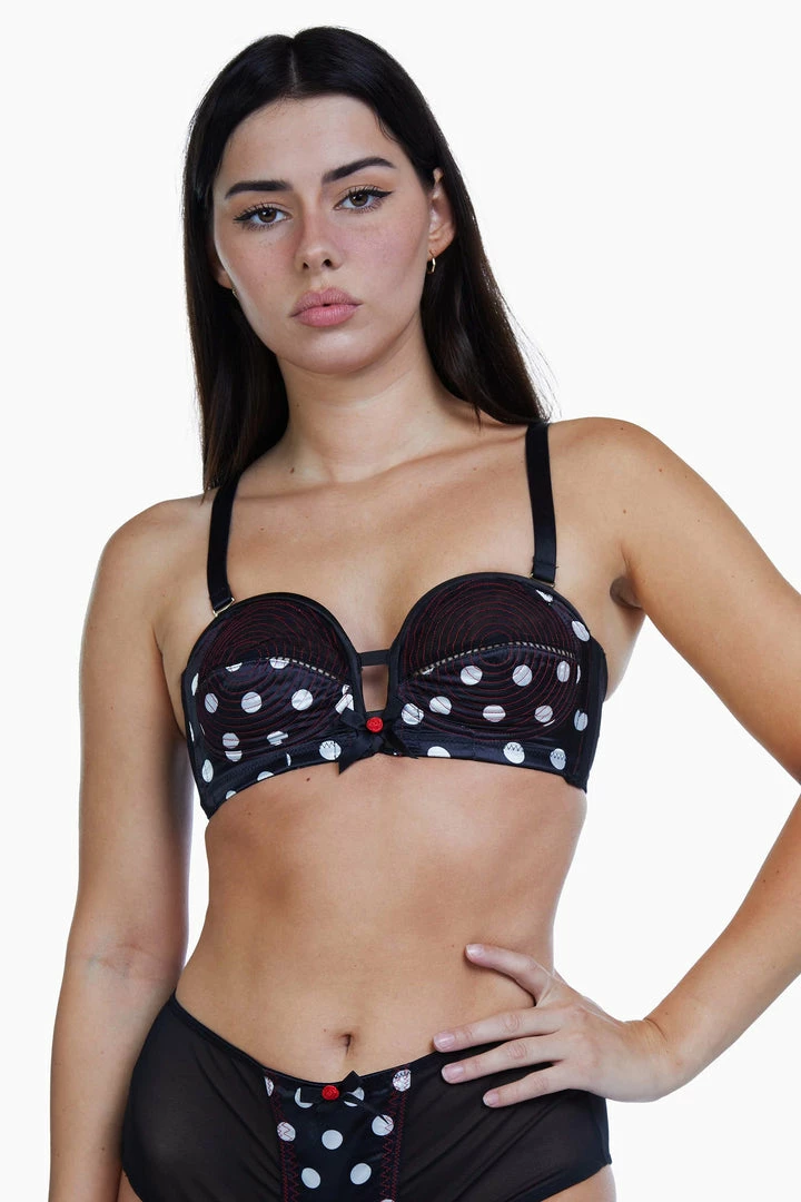 Bettie Page Lingerie Outlet Spot Overwire Bra A - E 4 Bettie Page Lingerie Outlet Spot Overwire Bra A - E