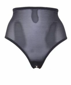 Bettie Page Lingerie Bettie Page Classic High Waist Ouvert Brief Erotic