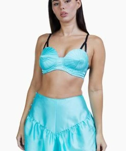 Bettie Page Lingerie Outlet Mint French Knicker