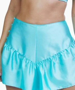 Bettie Page Lingerie Outlet Mint French Knicker