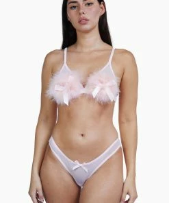 Bettie Page Lingerie Powder Puff Brief Pink 16 Bettie Page Lingerie Powder Puff Brief Pink