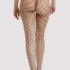 Bettie Page Lingerie Fence Net Tights - Black 1 Bettie Page Lingerie Fence Net Tights - Black