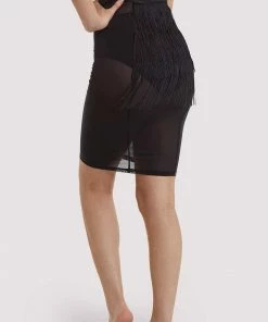 Bettie Page Lingerie Nightwear Tassle Lingerie Skirt