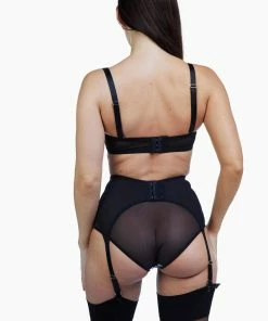 Bettie Page Lingerie Spot 4 Strap Z Stitch Suspender Belt 13 Bettie Page Lingerie Spot 4 Strap Z Stitch Suspender Belt