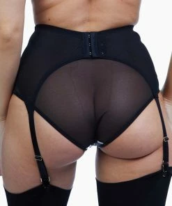 Bettie Page Lingerie Spot 4 Strap Z Stitch Suspender Belt 12 Bettie Page Lingerie Spot 4 Strap Z Stitch Suspender Belt