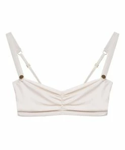 Bettie Page Lingerie Eco Honey White Sweetheart Bikini Top 17 Bettie Page Lingerie Eco Honey White Sweetheart Bikini Top