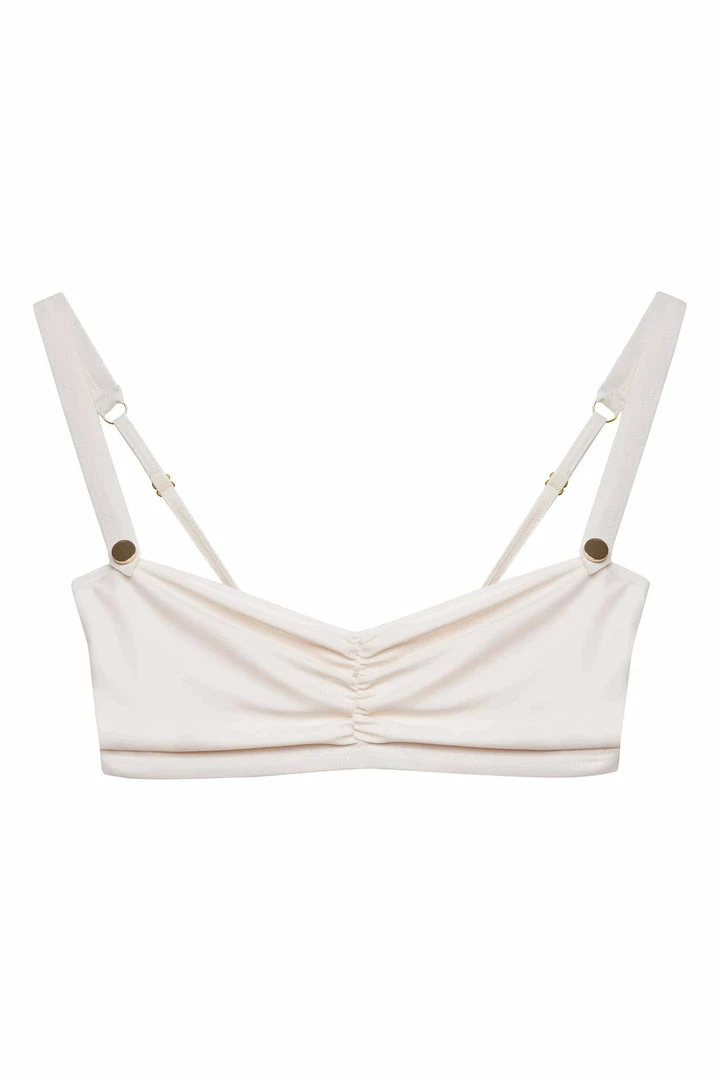 Bettie Page Lingerie Eco Honey White Sweetheart Bikini Top 10 Bettie Page Lingerie Eco Honey White Sweetheart Bikini Top