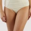 Bettie Page Lingerie Eco Honey White Sweetheart Bikini Brief Swimwear 2 Bettie Page Lingerie Eco Honey White Sweetheart Bikini Brief Swimwear