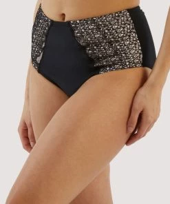 Bettie Page Lingerie Eco Vivien High Waist Bikini Brief