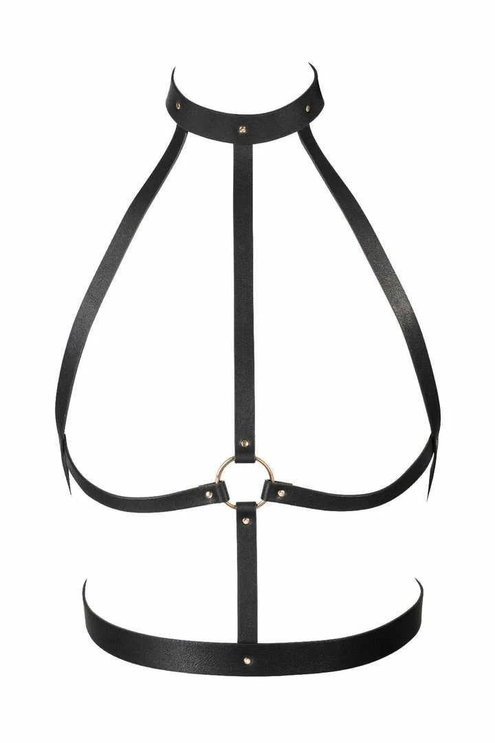 Bijoux Indiscrets Intimate Play Maze Black Chest Harness 4 Bijoux Indiscrets Intimate Play Maze Black Chest Harness