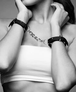 Bijoux Indiscrets Intimate Play Maze Black Thin Cuffs