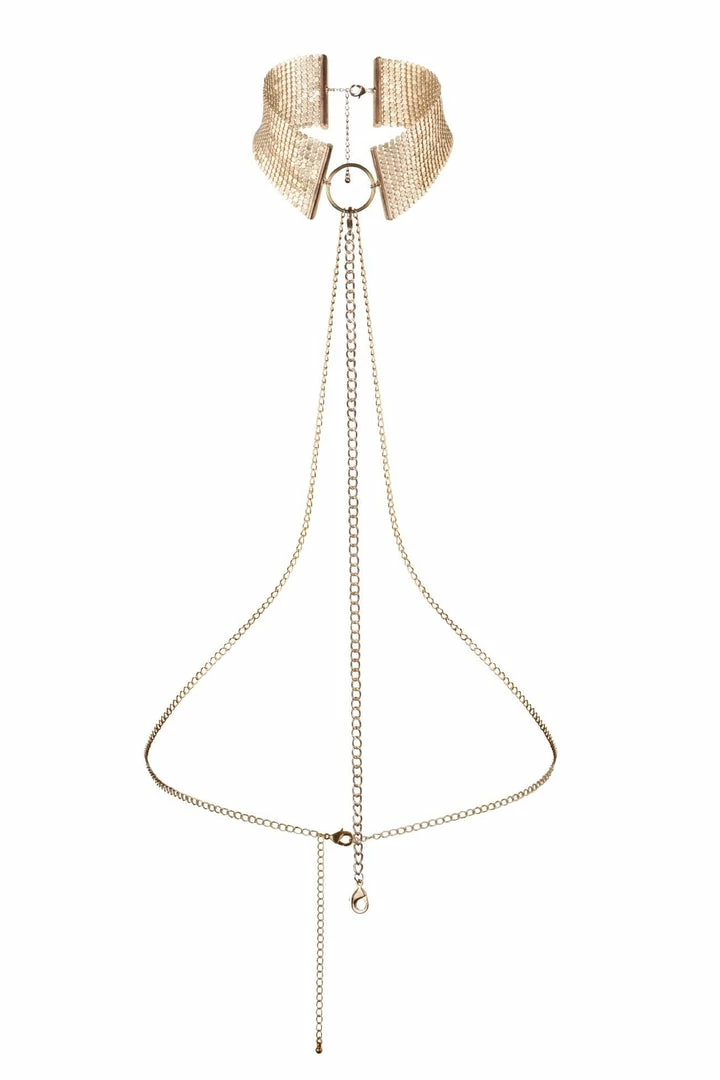 Bijoux Indiscrets Playful Muse: Miss Deadly Red Metallic Mesh Collar 6 Bijoux Indiscrets Playful Muse: Miss Deadly Red Metallic Mesh Collar