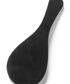 Coco De Mer Black Leather Round Paddle Intimate Play