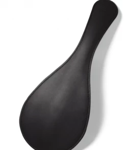 Coco De Mer Black Leather Round Paddle Intimate Play