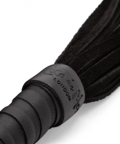 Coco De Mer Intimate Play Black Leather Small Flogger