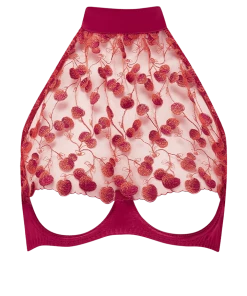 Coco De Mer Luxe Bras Naomi Cherry Halter Neck Bra 9 Coco De Mer Luxe Bras Naomi Cherry Halter Neck Bra