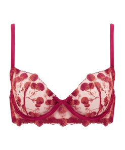Coco De Mer Plunge Bras Naomi Cherry Plunge Bra