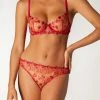 Coco De Mer Plunge Bras Naomi Cherry Plunge Bra