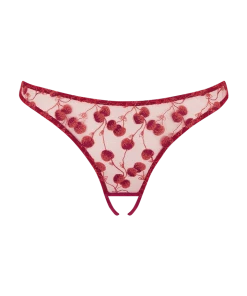 Coco De Mer Naomi Cherry Open Back Brief