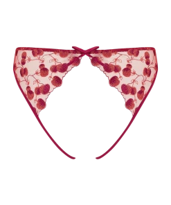 Coco De Mer Naomi Cherry Open Back Brief