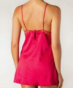 Coco De Mer Nightwear Naomi Cherry Slip 10 Coco De Mer Nightwear Naomi Cherry Slip