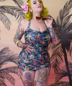 Collectif X PP Swimwear Jungle Balcony Swimsuit