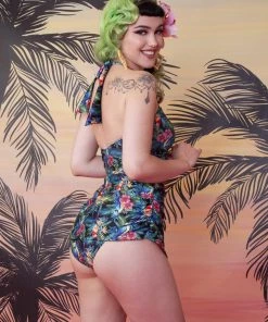 Collectif X PP Swimwear Jungle Balcony Swimsuit