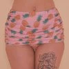 Collectif X PP Swimwear Pineapple Skirted Bikini Brief