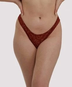 Scantilly By Curvy Kate Scantilly / Curvy Kate Love Me Lace Claret Brazillian