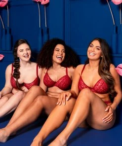 Scantilly By Curvy Kate Scantilly / Curvy Kate Love Me Lace Claret Brazillian