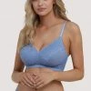 Deja Day Emma Lavender Wireless Bra Outlet