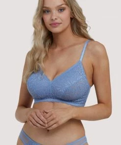 Deja Day Emma Lavender Wireless Bra Outlet