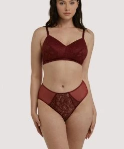 Deja Day Emma Merlot Wine Ultimate Comfort Wireless Bra Outlet