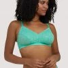 Deja Day Emma Mint Green Lace Wireless Bra 1 Deja Day Emma Mint Green Lace Wireless Bra