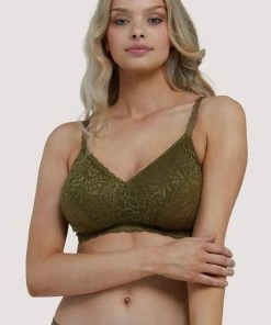 Deja Day Bralette Emma Olive Wireless Bra