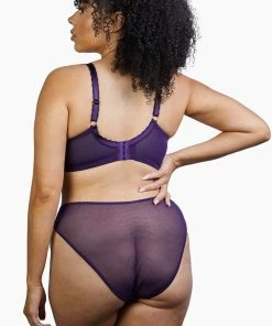 Deja Day Emma Vine Purple Ultimate Comfort Wireless Bra