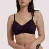 Deja Day Emma Vine Purple Ultimate Comfort Wireless Bra 1 Deja Day Emma Vine Purple Ultimate Comfort Wireless Bra
