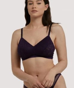 Deja Day Emma Vine Purple Ultimate Comfort Wireless Bra