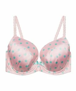 Deja Day Outlet Sophia Pink & Green Spot Bra