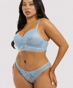 Deja Day Emma Lavender Wireless Bra Outlet