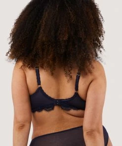 Deja Day Emma Navy Ultimate Comfort Wireless Bra