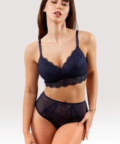 Deja Day Emma Navy Ultimate Comfort Wireless Bra