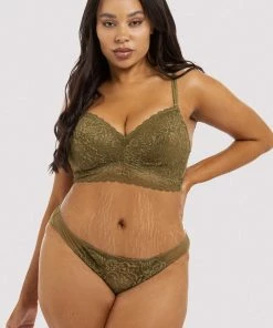 Deja Day Bralette Emma Olive Wireless Bra 14 Deja Day Bralette Emma Olive Wireless Bra