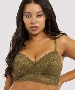 Deja Day Bralette Emma Olive Wireless Bra 13 Deja Day Bralette Emma Olive Wireless Bra